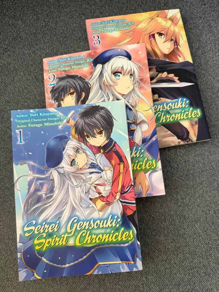 Seirei Gensouki: Spirit Chronicles Manga Vol. 1 t/m 3, Boeken, Ophalen of Verzenden, Zo goed als nieuw