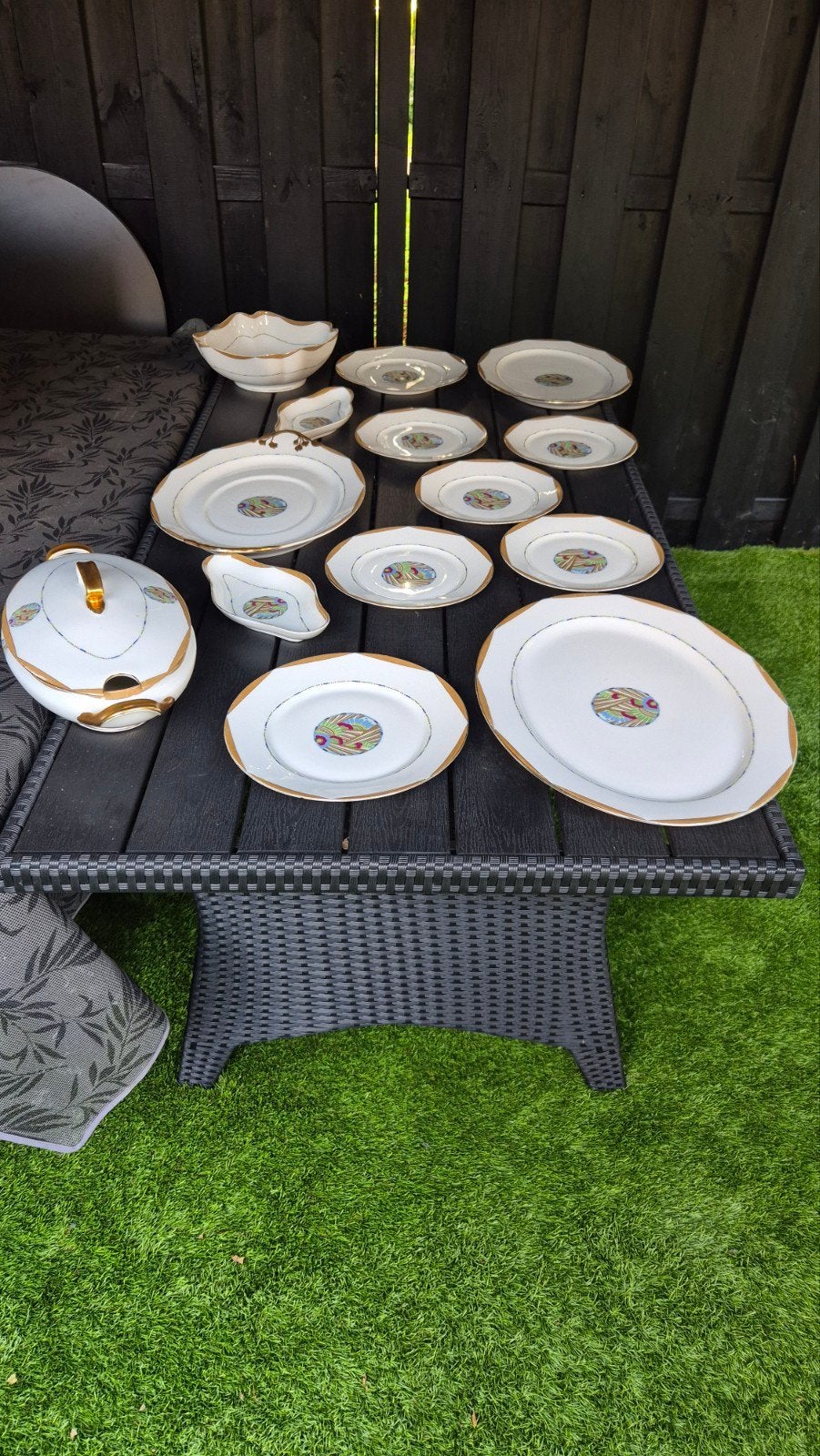 limoges  porcelain  in perfecte  staat, Ophalen of Verzenden