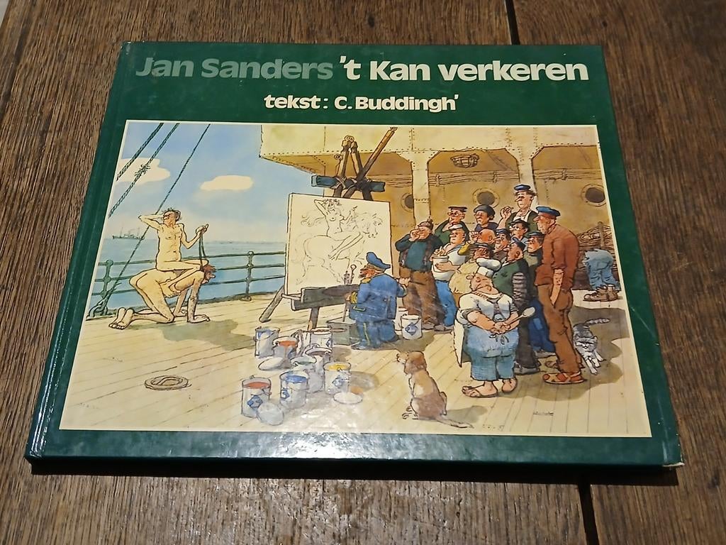 T'KAN VERKEREN, ALS NIEUW, JAN SANDERS, ILLUSTRATOR..., Boeken, Humor, JAN SANDERS, Overige typen, Ophalen of Verzenden, Zo goed als nieuw