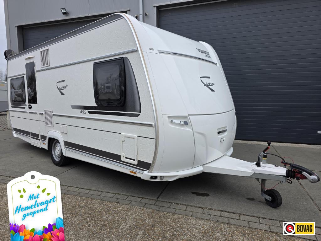 Fendt Saphir 495 SFB incl Bovag beurt/garantie, Caravans en Kamperen, Caravans, Rondzit, Bedrijf, Overige typen, 1250 - 1500 kg