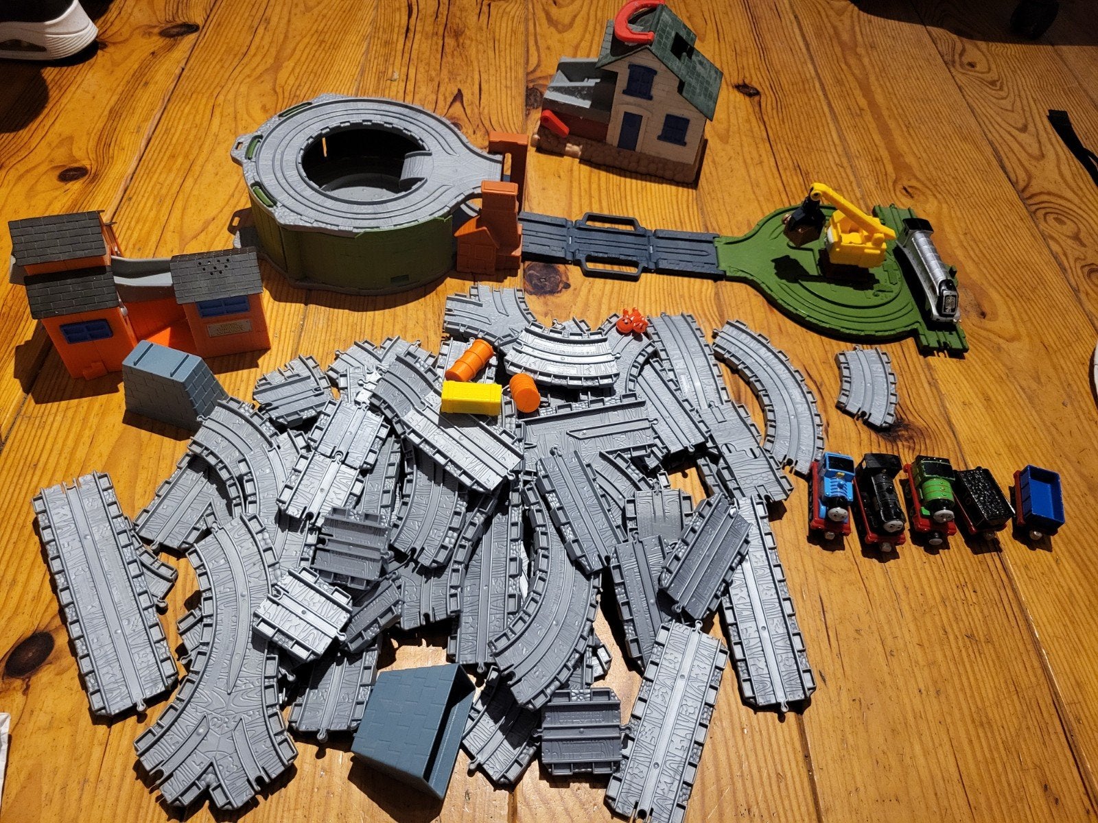 Grote set Thomas de Trein spoorbaan met treinen, Ophalen