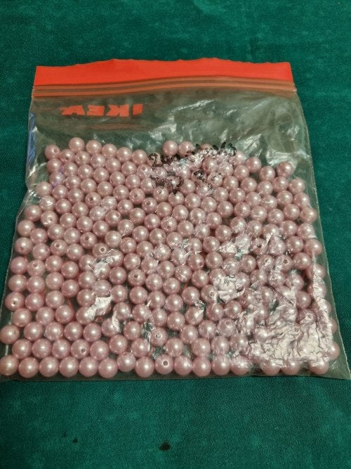 kralen roze 240 stuks, Ophalen of Verzenden, 'T Olde Gre-j, Info@toldegrej.nl, Endepoelstraat 20f Didam