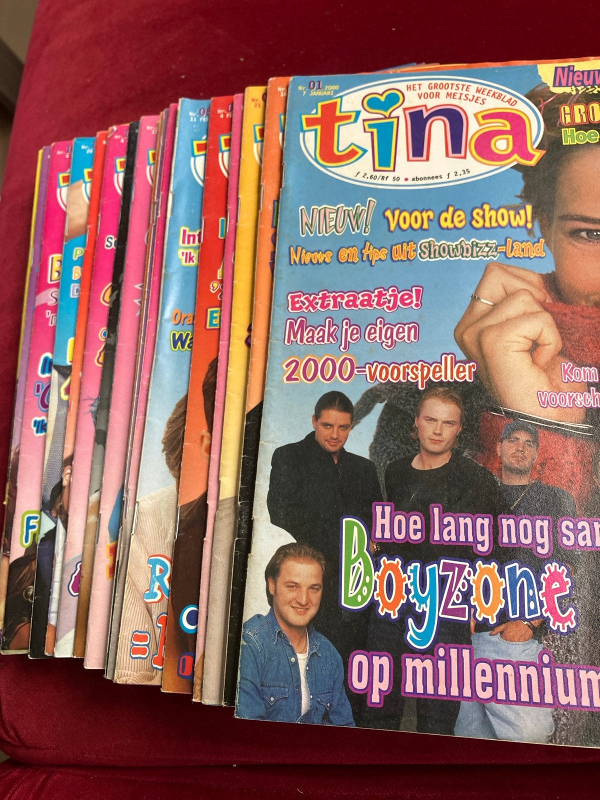 Tina tijdschriften uit 2000 - Diverse nummers, Verzenden, Gelezen, Damesbladen