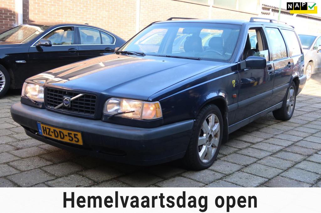 Volvo 850 2.3 T-5, Auto's, Volvo, Gebruikt, 1436 kg, Blauw, Leder en Stof