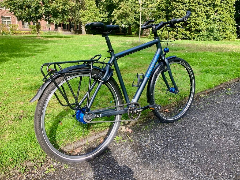 Santos Travel Lite Rohloff H57, 28 inch, Gebruikt, 10 tot 15 versnellingen, Velgrem