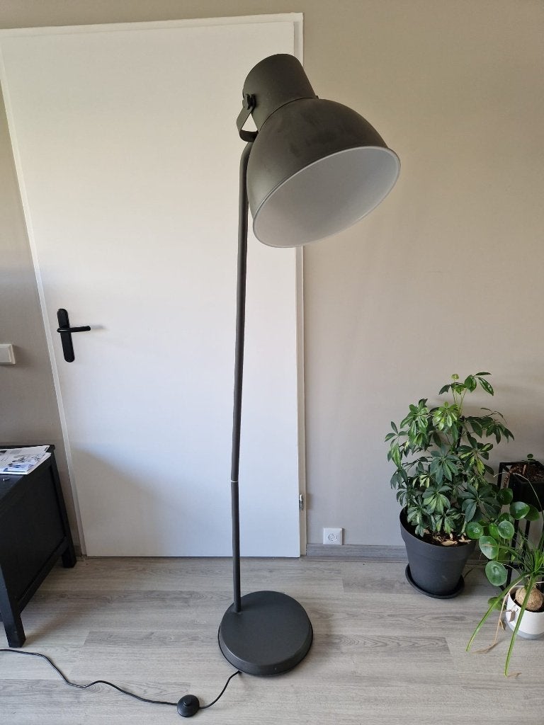 Staande vloerlamp antraciet, Ophalen, Zo goed als nieuw, 150 tot 200 cm