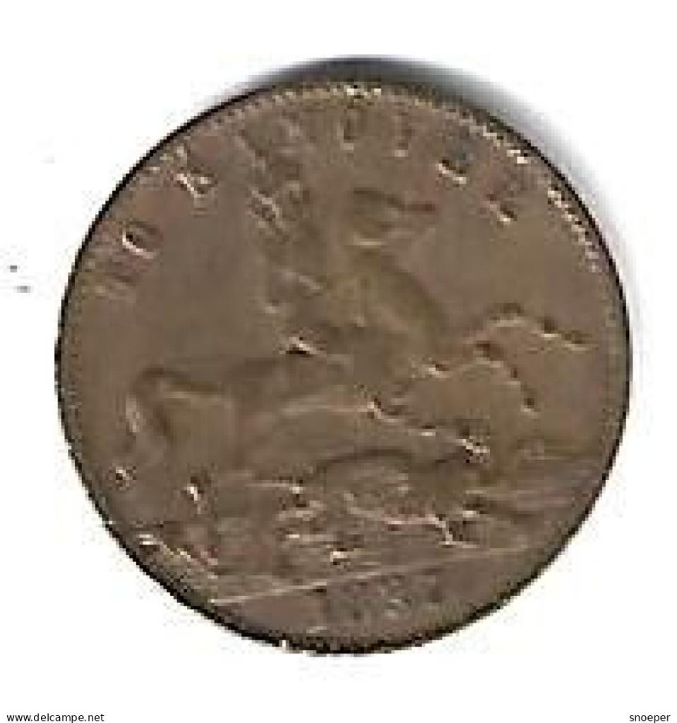 great britain token to hannover 1837, Verzenden, Overige landen, Losse munt