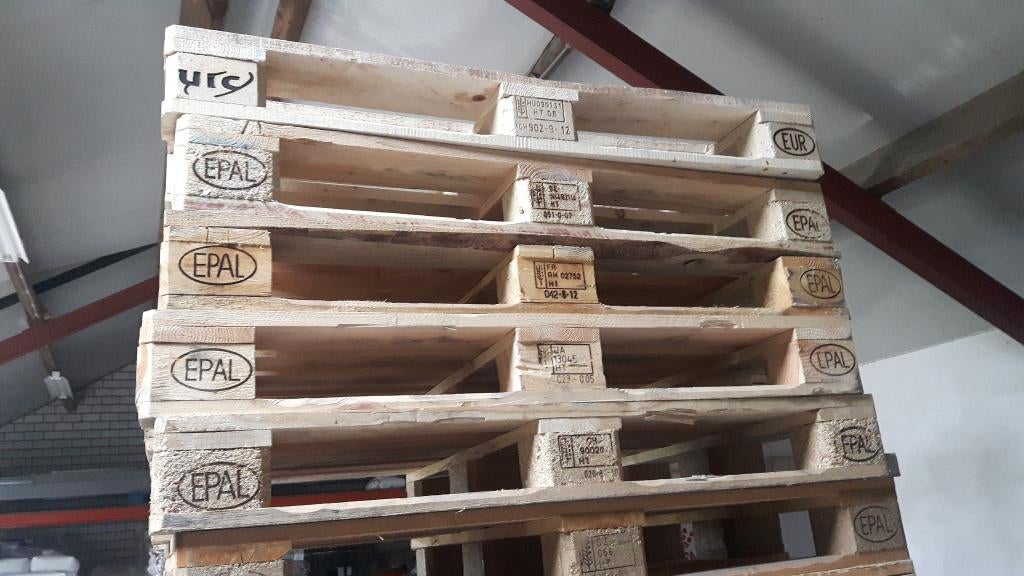 Euro pallets, Ophalen, Zo goed als nieuw, 50 mm of meer, Minder dan 200 cm