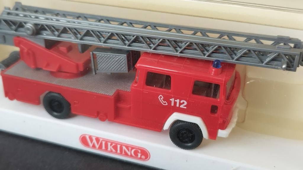 Magirus Deutz fw DLK 30 brandweer ladder 1;87 Wiking Pol, Wiking, Nieuw, Bus of Vrachtwagen, Wiking@wiking.de