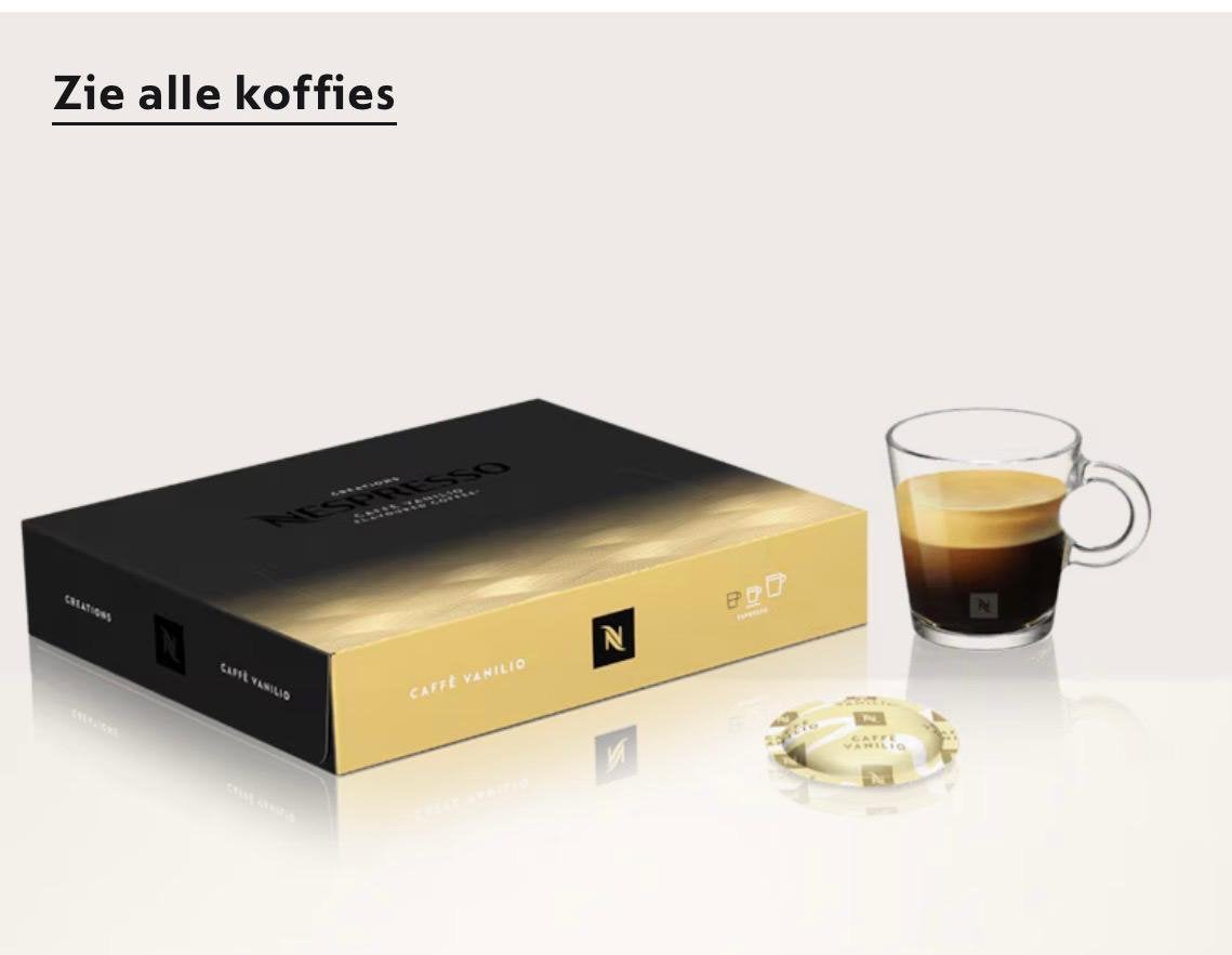 Nespresso professional pads vanillie 80 stuks., Witgoed en Apparatuur, Koffiezetapparaten, Koffiepads en cups, Overige modellen
