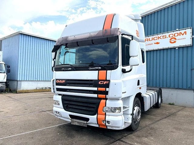 DAF CF 85.410 SPACECAB (EURO 5 / ZF16 MANUAL GEARBOX / MX-BR, Auto's, Euro 5, Achterwielaandrijving, Wit, Bedrijf