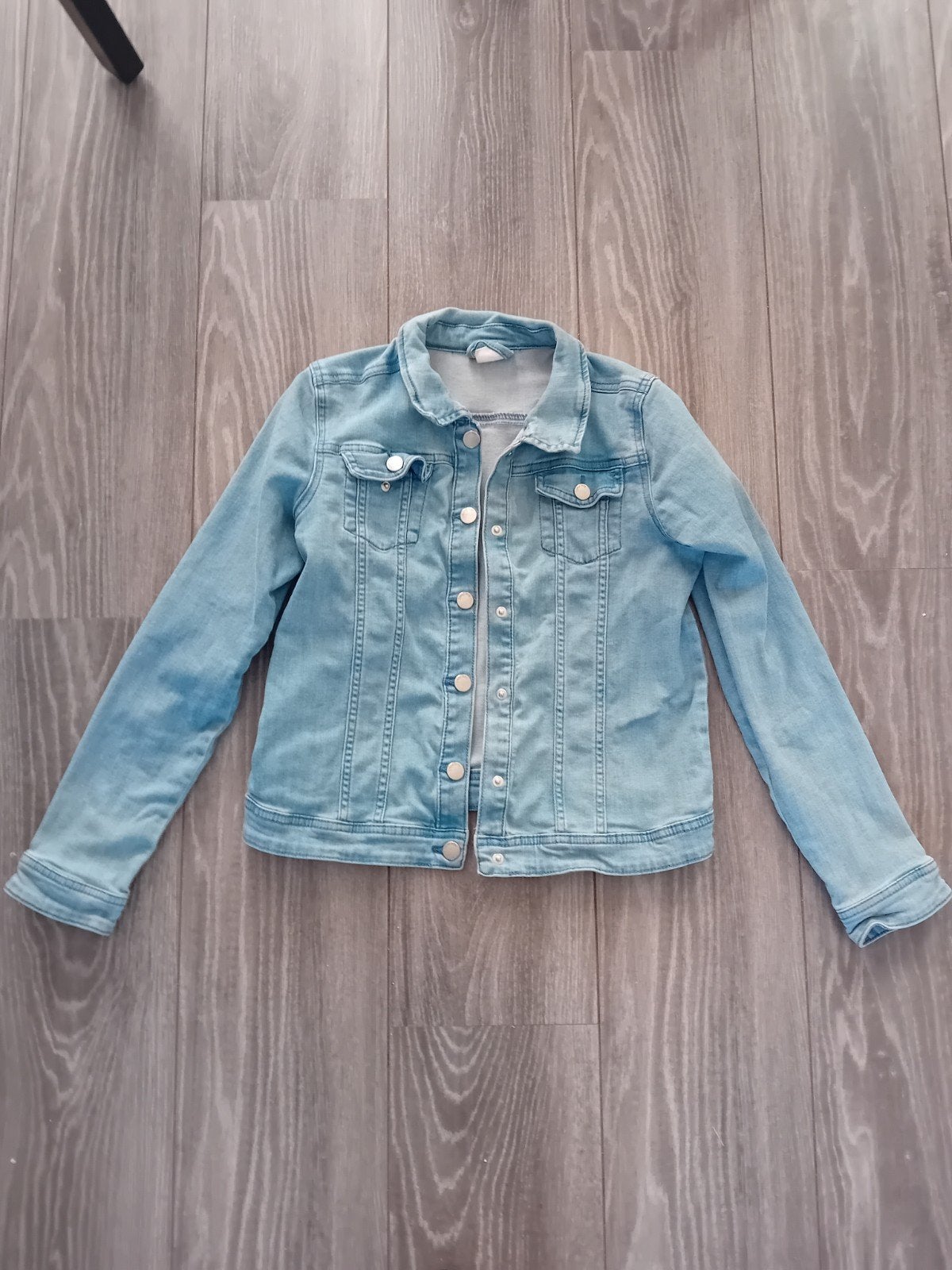 spijkerjas 158/164, Kleding | Dames, Huispakken, Verzenden, Gedragen, Blauw