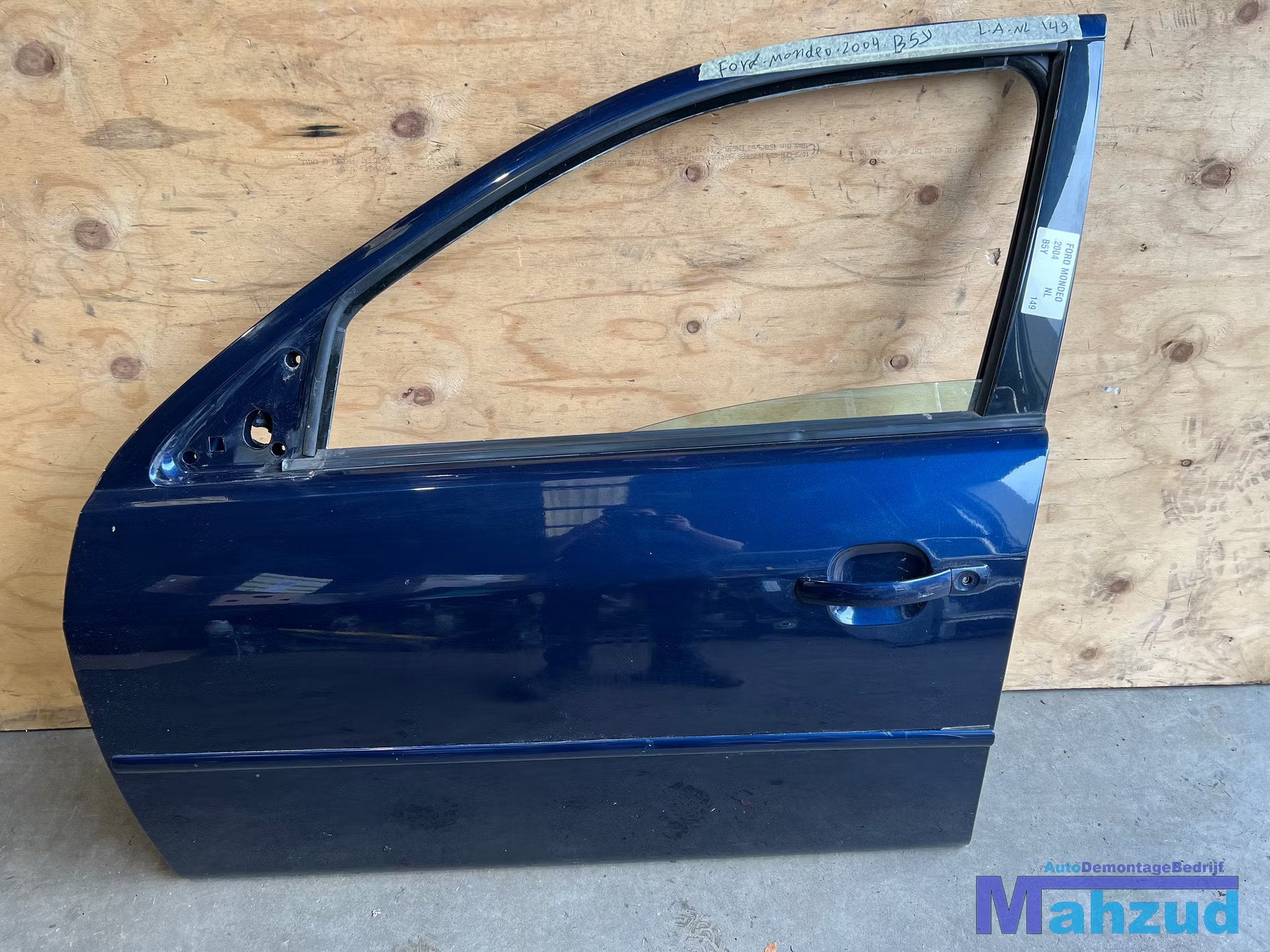 FORD MONDEO 3 Blauw E2 Links voor deur portier 2000-2007, Auto-onderdelen, Gebruikt, Deur, Info@ford.com, Voor