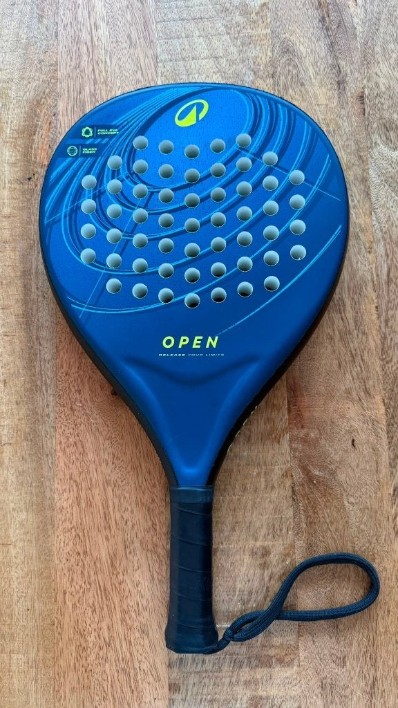 Kuikma PR Open Padelracket Blauw – Lichtgewicht, Ophalen of Verzenden, Zo goed als nieuw, Padelracket