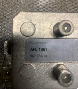 Hirschmann AFC 1861 Antenne Versterker, Ophalen of Verzenden, Zo goed als nieuw, 10 meter of meer, Coaxiale kabel