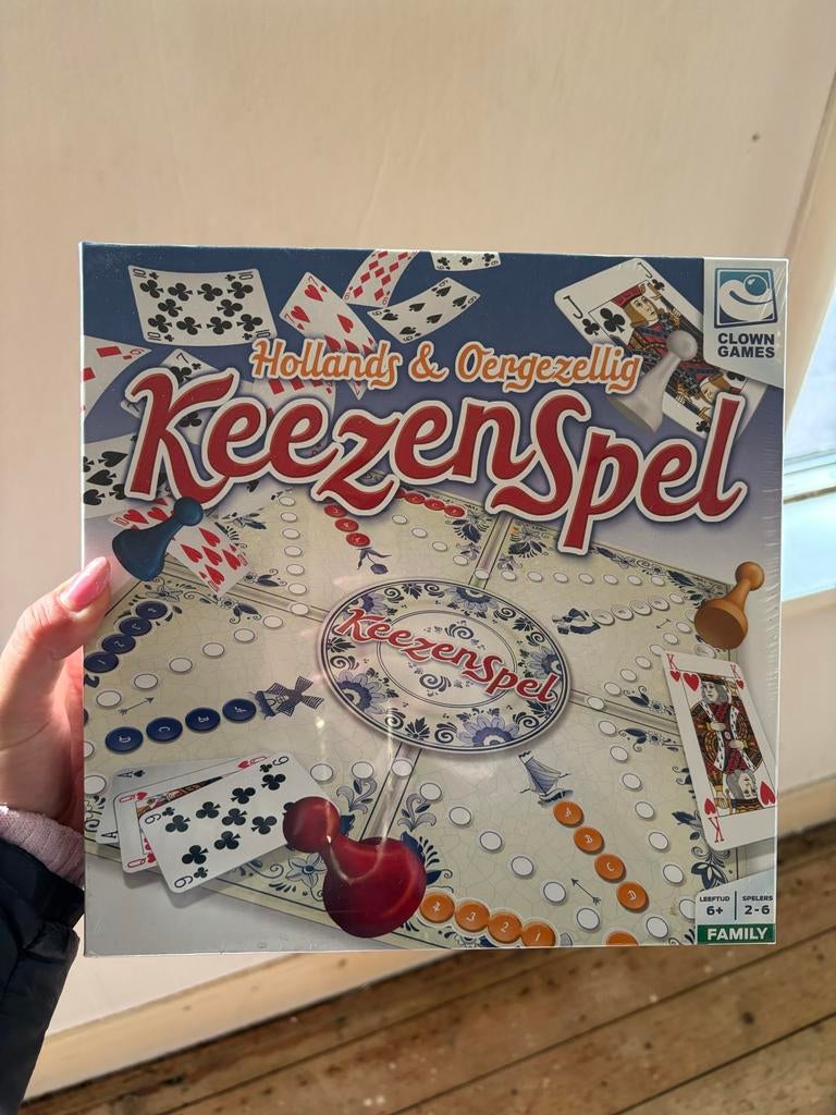 Keezenspel, Hobby en Vrije tijd, Gezelschapsspellen | Bordspellen, Ophalen of Verzenden, Nieuw