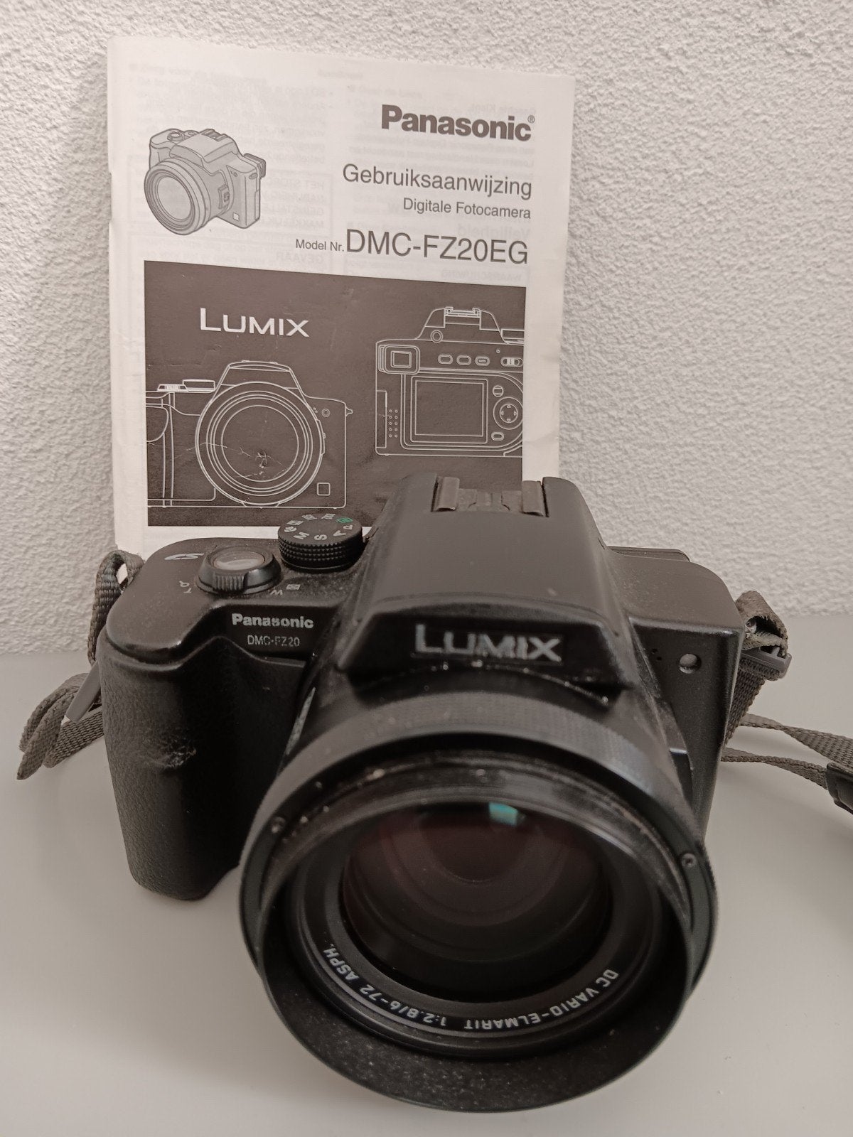 Panasonic Lumix DMC-FZ20EG Bridgecamera met handleiding, Panasonic, Ophalen of Verzenden, 8 keer of meer, Bridgecamera