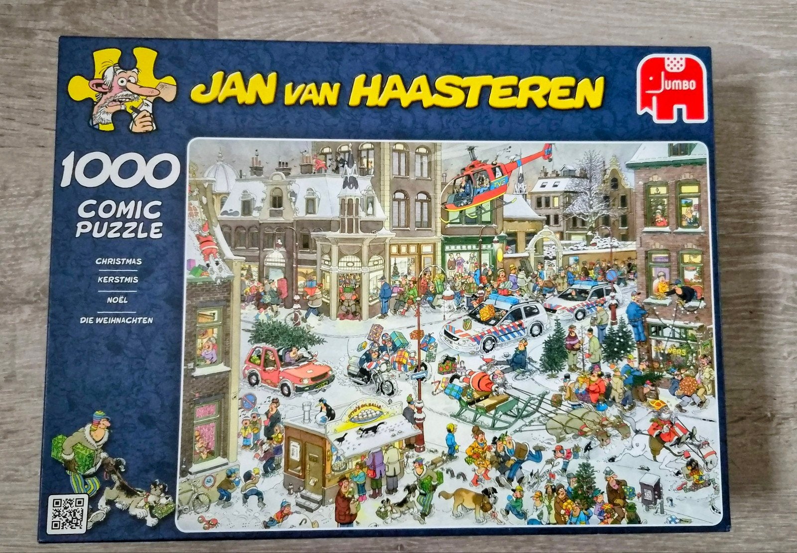 Jan van Haasteren puzzel 1000 stukjes  (Kerst), Ophalen, 500 t/m 1500 stukjes, Zo goed als nieuw, Legpuzzel