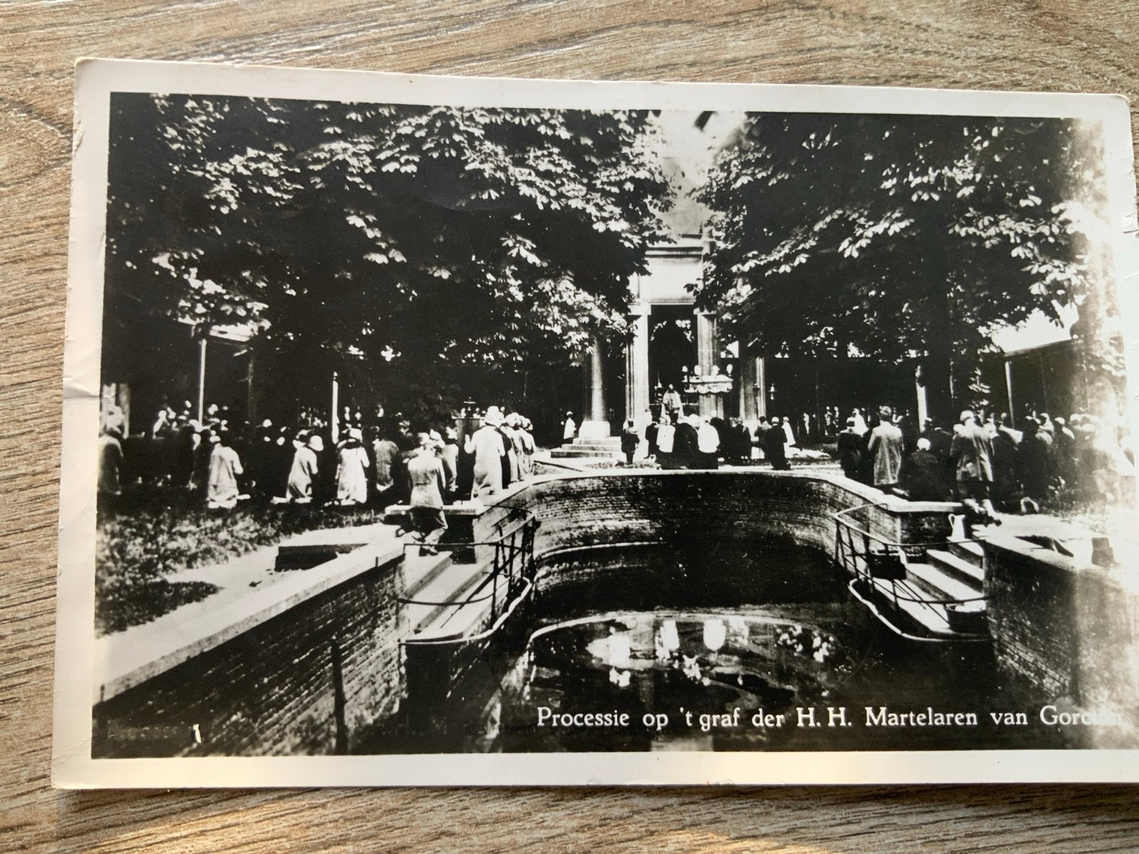 Processie op 't graf HH Martelaren Gorkum, Ophalen of Verzenden, Voor 1920, Gelopen, Zuid-Holland