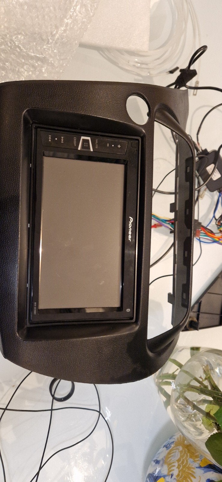 Pioneer autoradio met inbouwframe Honda civic, Auto diversen, Ophalen of Verzenden, Zo goed als nieuw