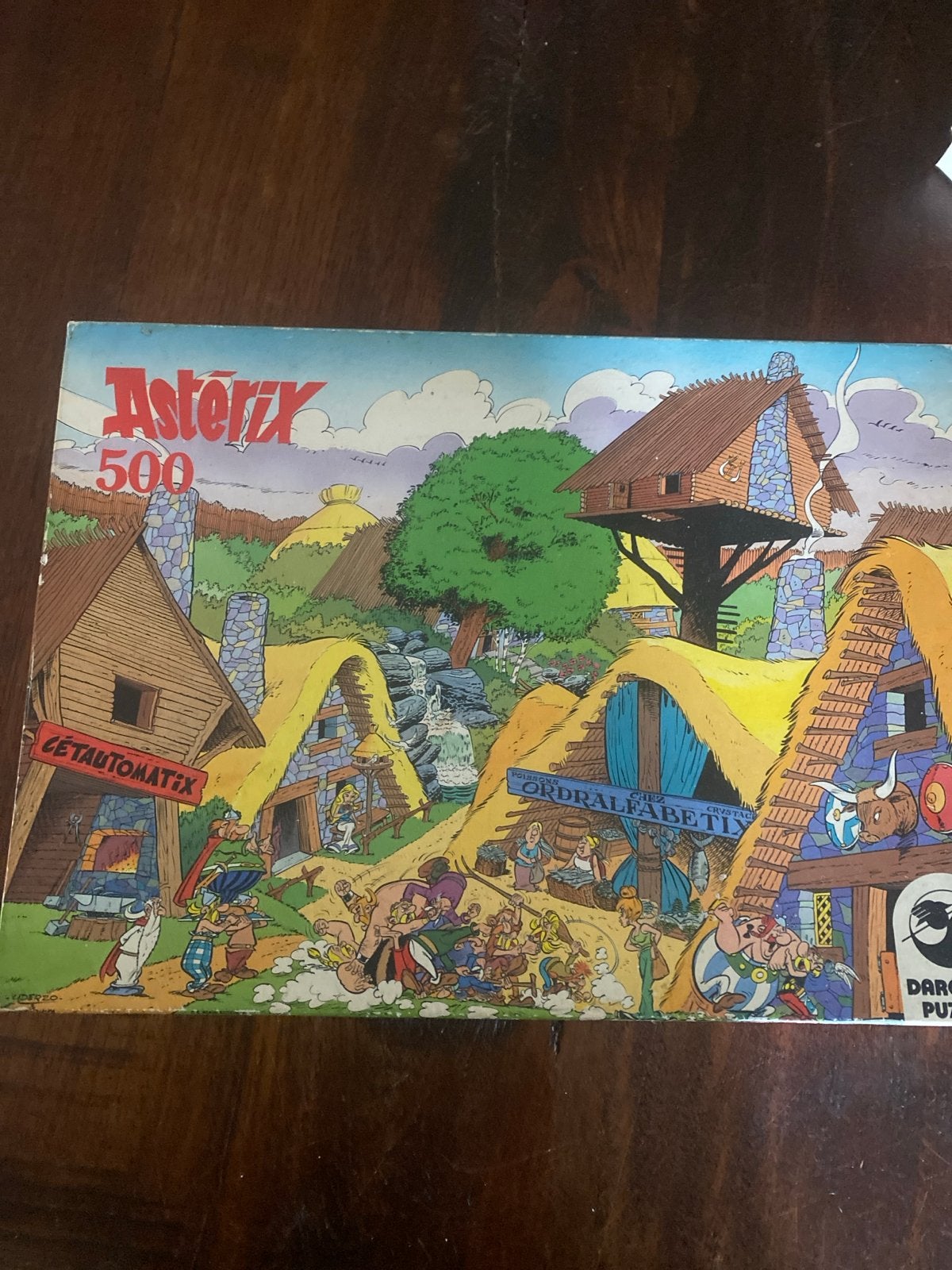 Asterix 500 stukjes puzzel - Vintage Dargaud, Ophalen of Verzenden, Meer dan 50 stukjes, Gebruikt, 6 jaar of ouder