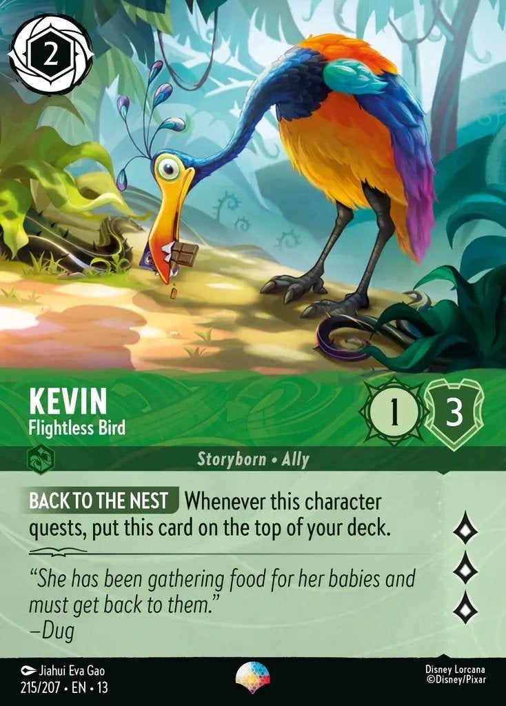 Disney Lorcana - Attack of The Vine - 013-215 - Kevin - Flig, Ophalen of Verzenden, Nieuw, Losse kaart, Foil