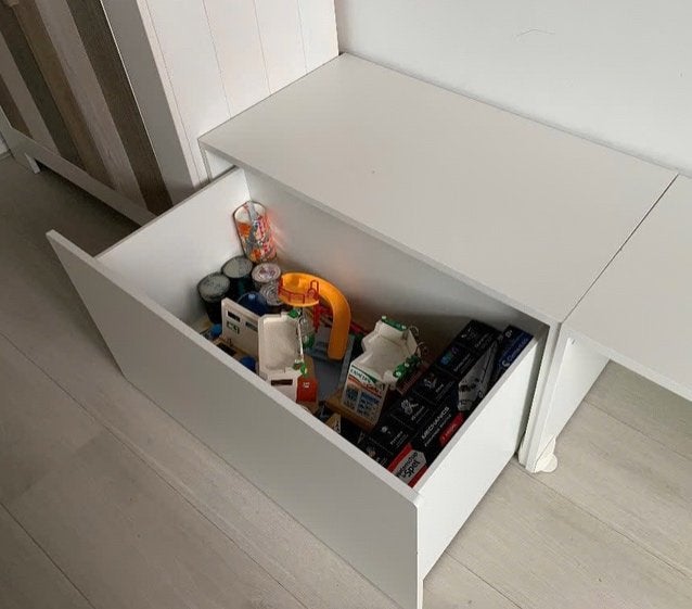 Speelgoedkist / bankje, Ophalen, Minder dan 50 cm, Gebruikt, 50 tot 100 cm