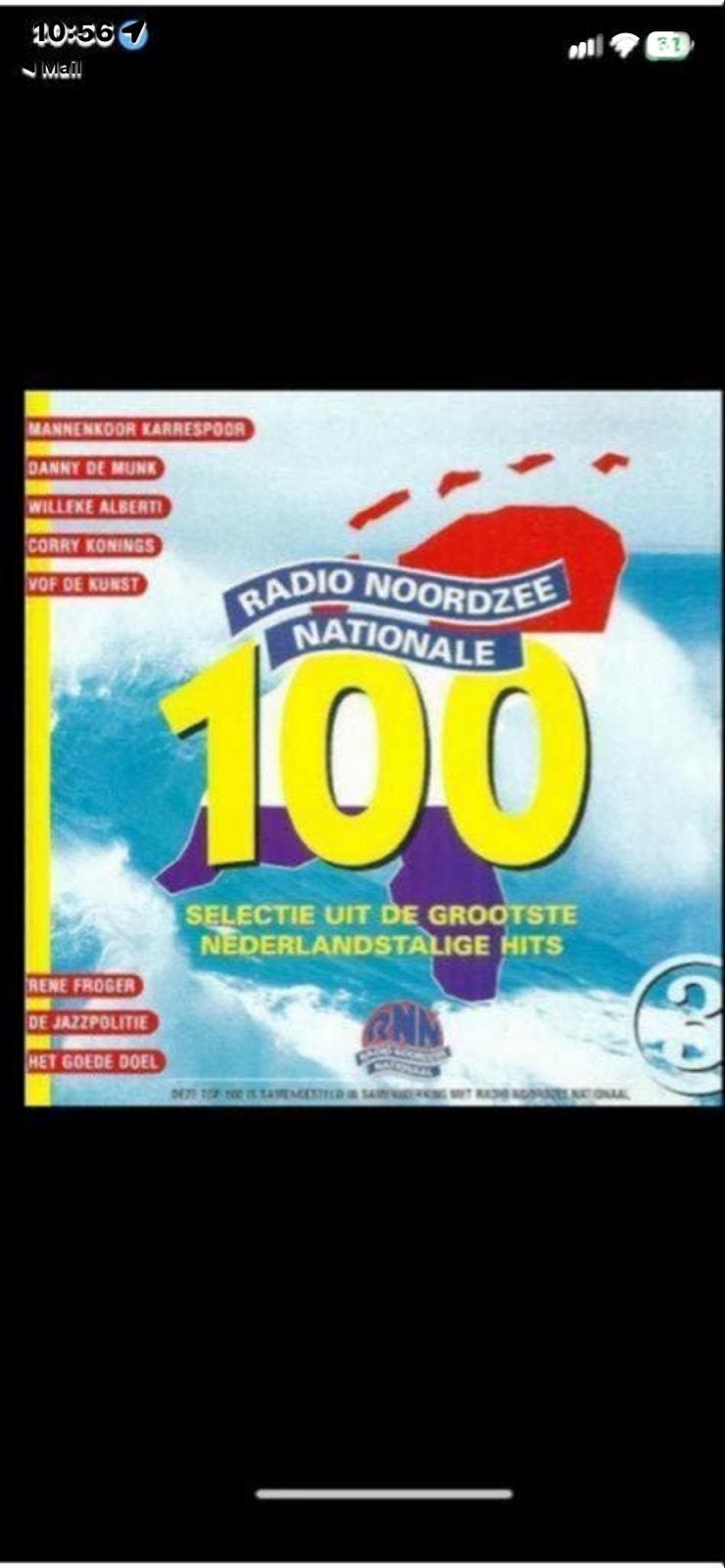Radio Noordzee Nationale 100 - Selectie Nederlandstalige Hit, Cd's en Dvd's, Gebruikt, Overige genres, Ophalen of Verzenden, Inclusief boekje