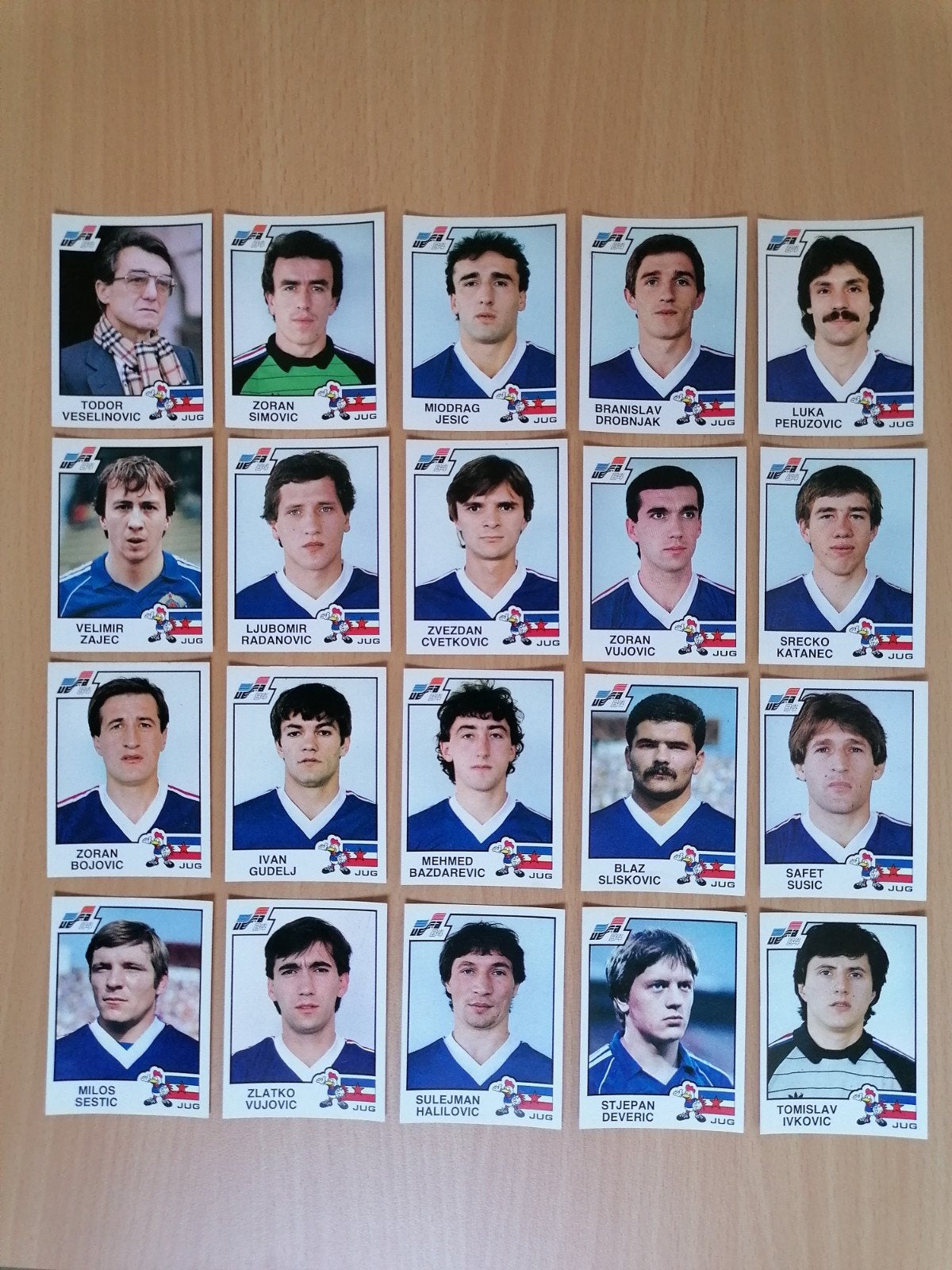 Panini Euro 84 Joegoslavië., Ophalen of Verzenden, Zo goed als nieuw, Plaatje