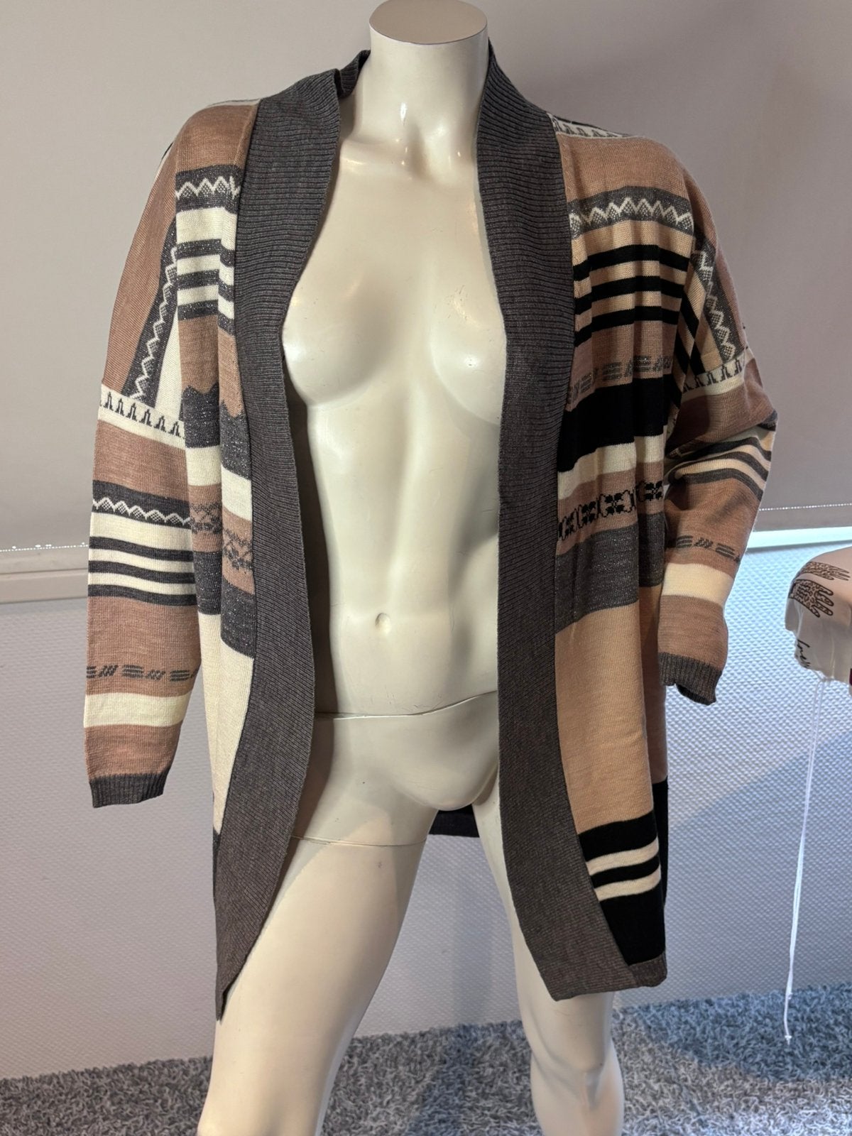 Uno due vest one size, Maat 38/40 (M), ., Beige, Ophalen of Verzenden