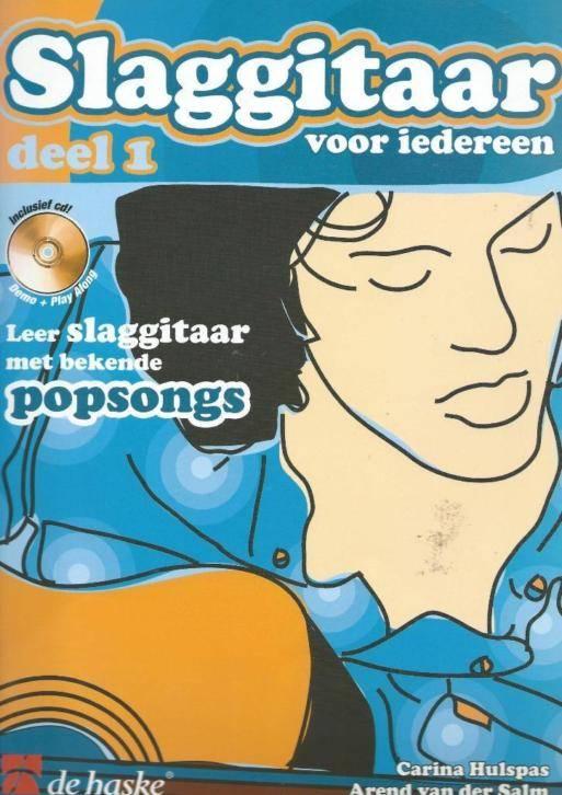 Slaggitaar voor iedereen Deel 1 +cd--Hulspas van der Salm, Muziek en Instrumenten, Bladmuziek, Ophalen of Verzenden, Gebruikt