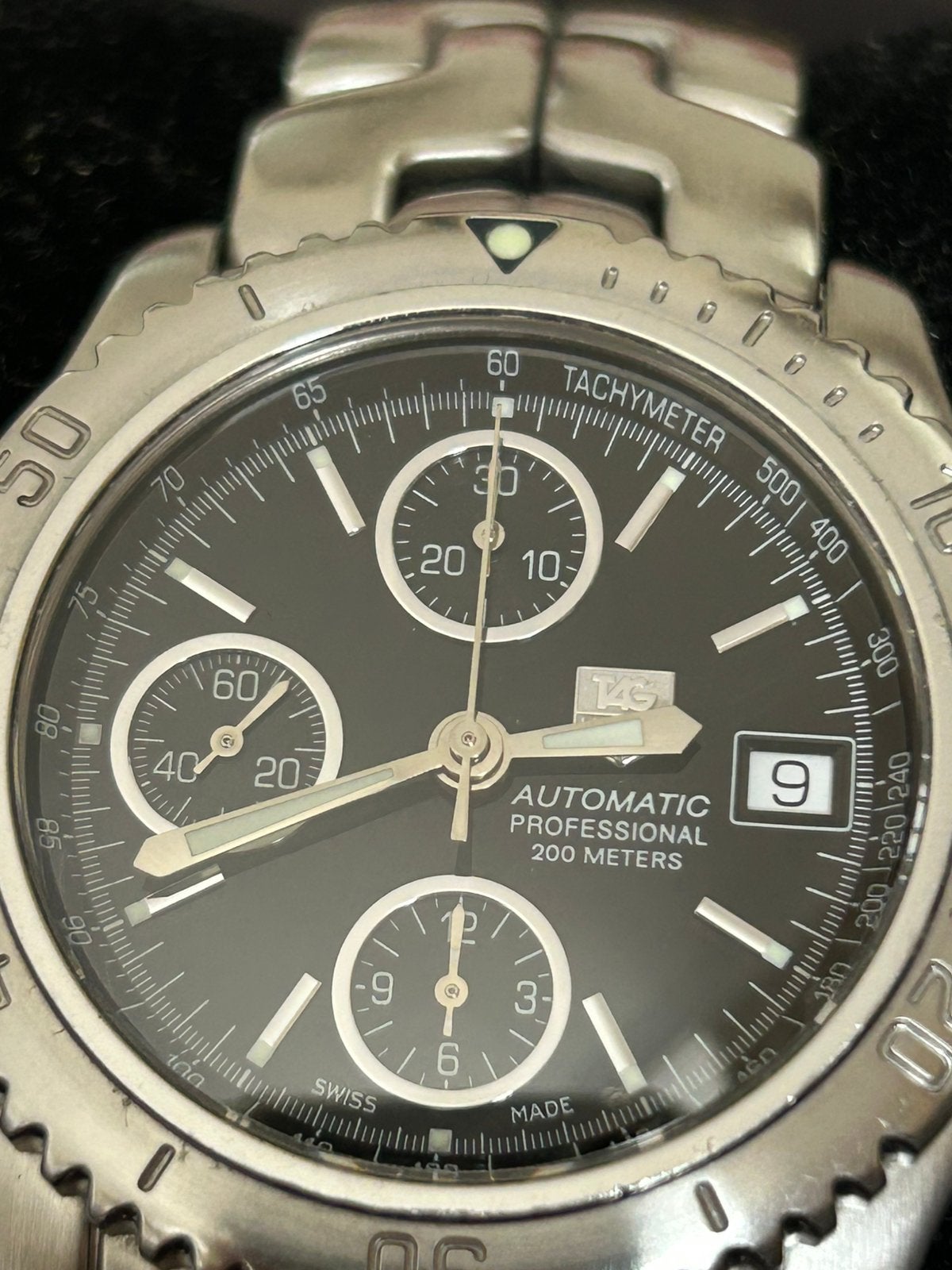 TAG Heuer Automatic Professional Chronograaf 42mm, Sieraden, Tassen en Uiterlijk, Horloges | Heren, Overige merken, Staal, Polshorloge