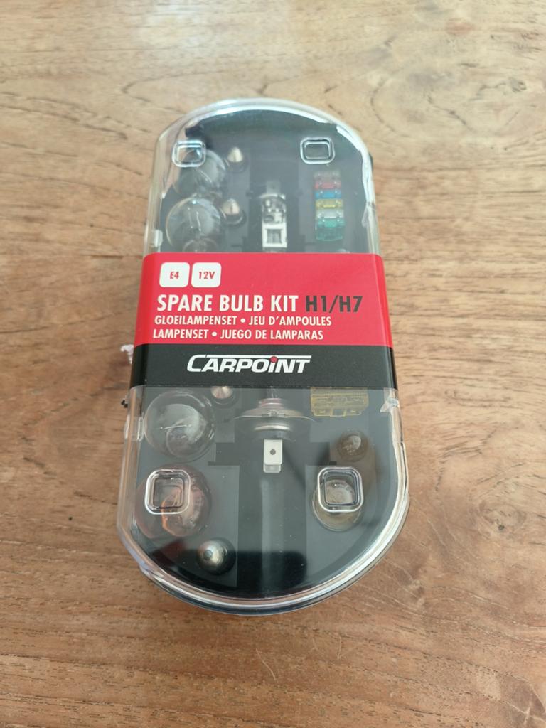 Carpoint Gloeilampenset H1/H7 - Camper Reserve Lampenkit, Auto-onderdelen, Verlichting, Ophalen of Verzenden, Gebruikt, Universele onderdelen