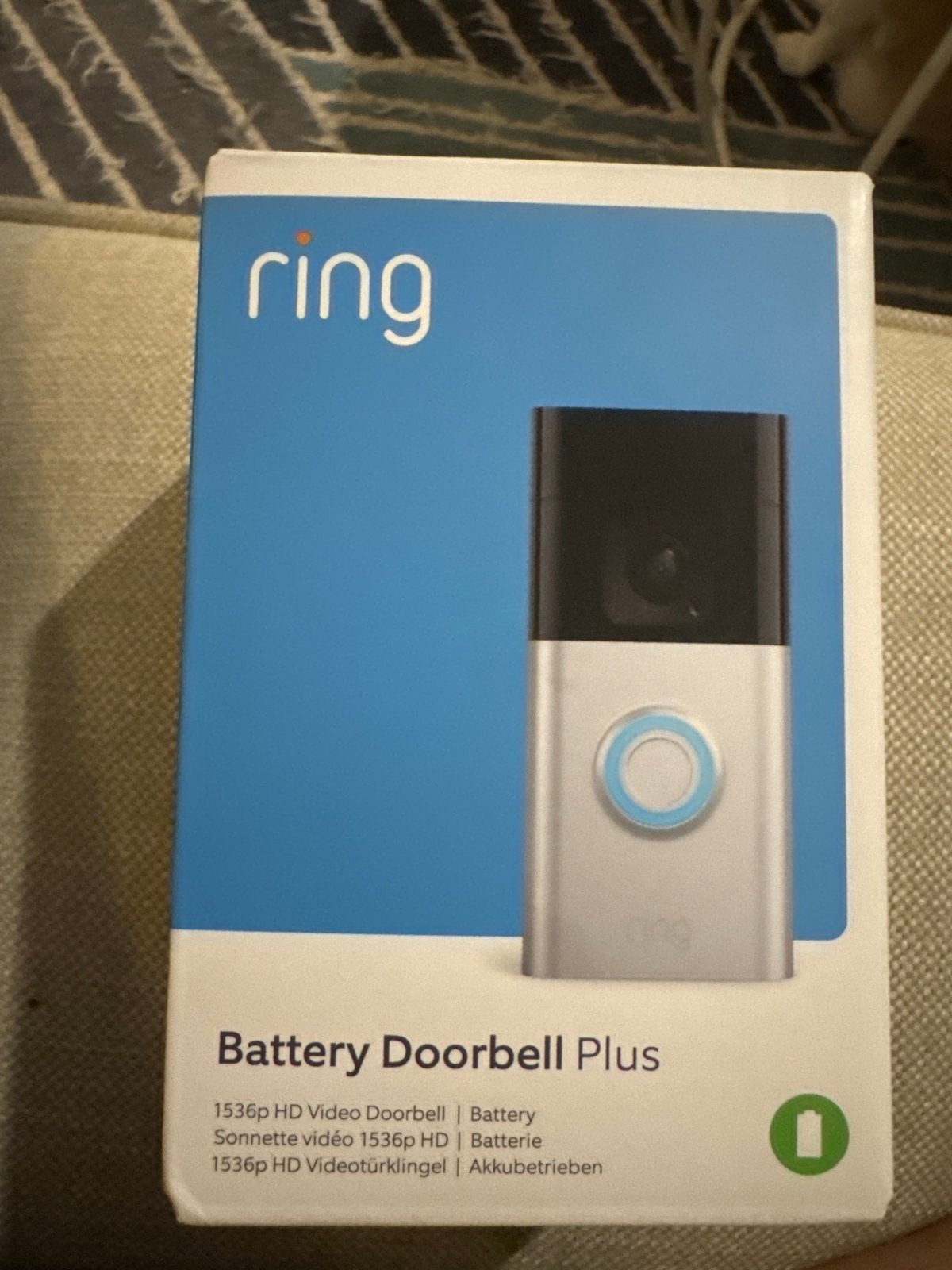 Ring Video Doorbell Plus - Nieuw in Verpakking, Beweging, Overige typen, Nieuw, Ophalen of Verzenden