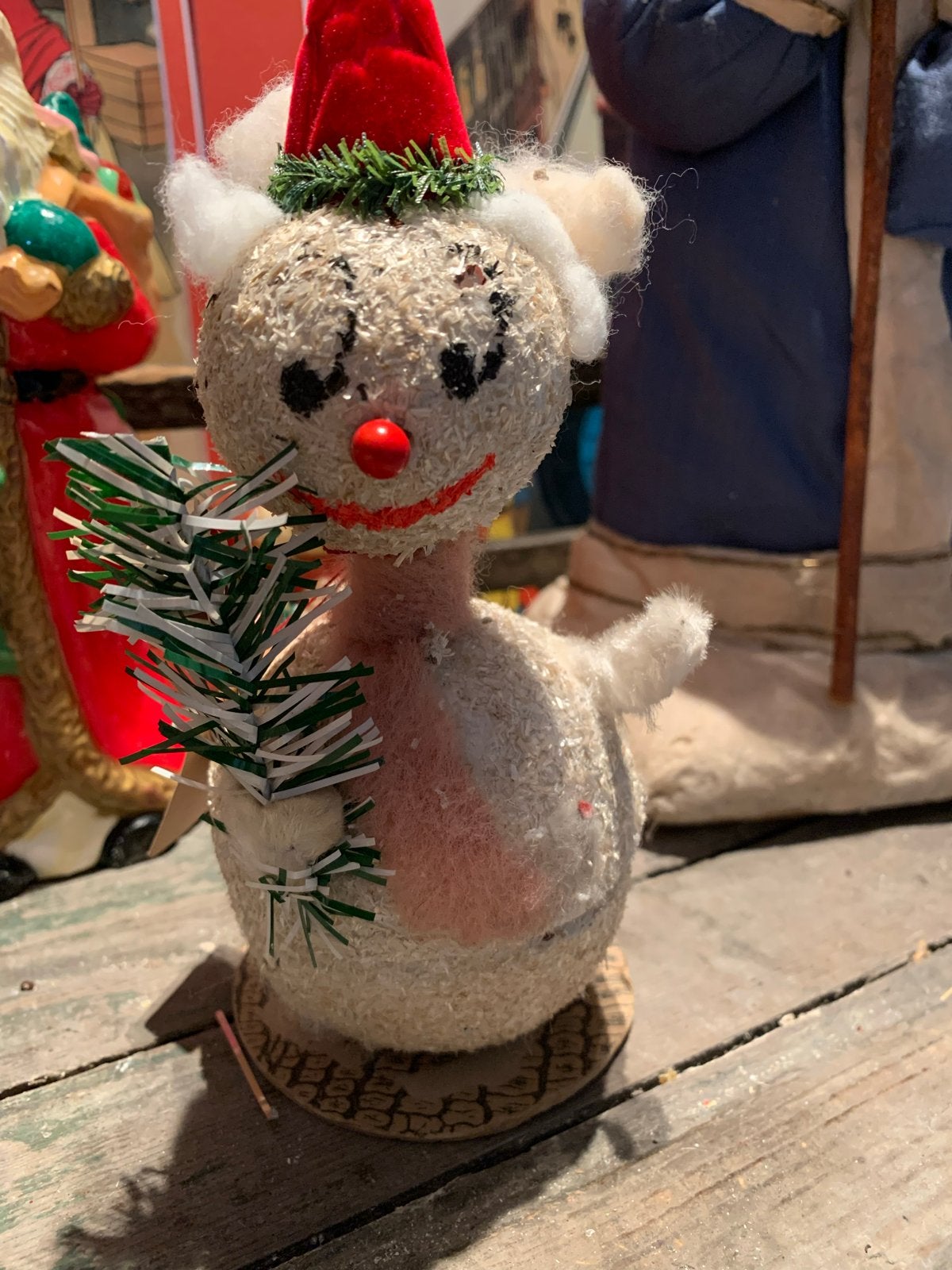 Kerst wiebelaar candyconainer, T, Ophalen of Verzenden, Zo goed als nieuw, N