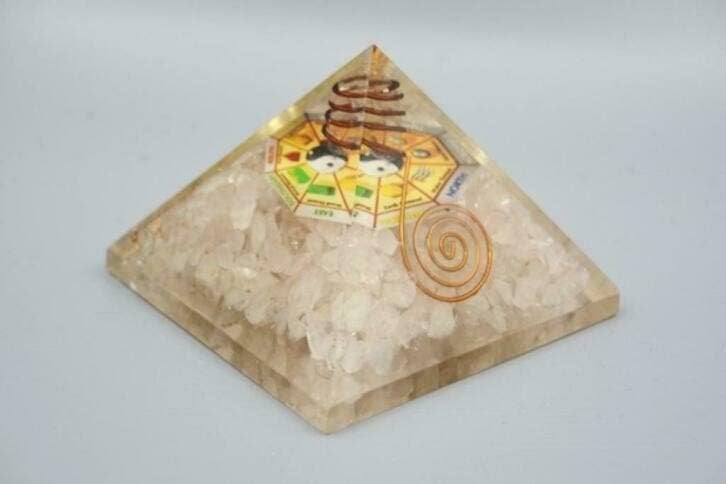 Rozenkwarts orgoniet piramide, Ophalen of Verzenden, Mineraal