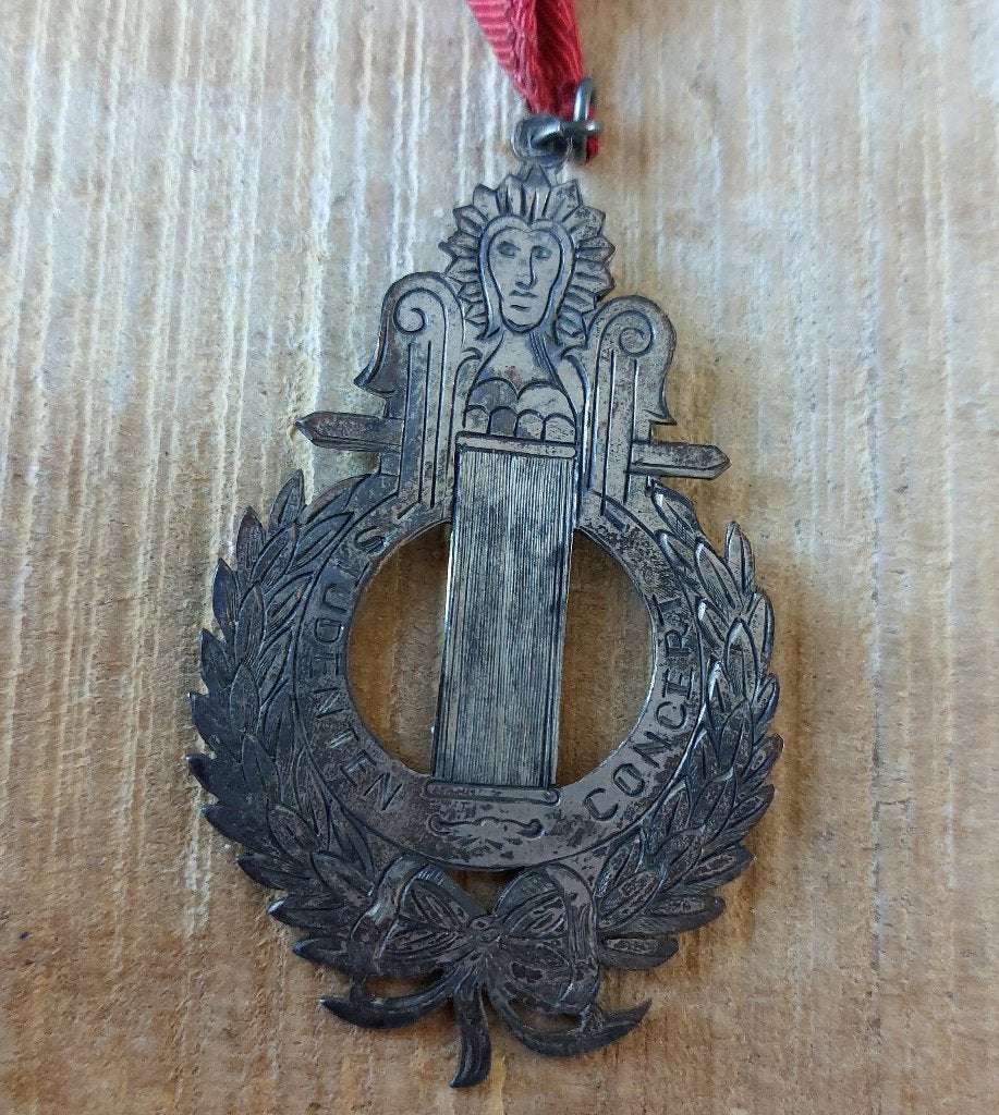 Medaille Utrechts 'studenten concert" Appollo circa 1940, Postzegels en Munten, Penningen en Medailles, Ophalen of Verzenden, Overige materialen