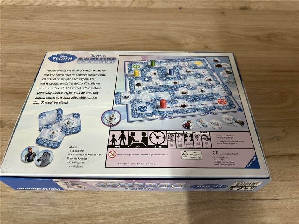 junior doolhof disney frozen - s4244, Verzenden, Zo goed als nieuw