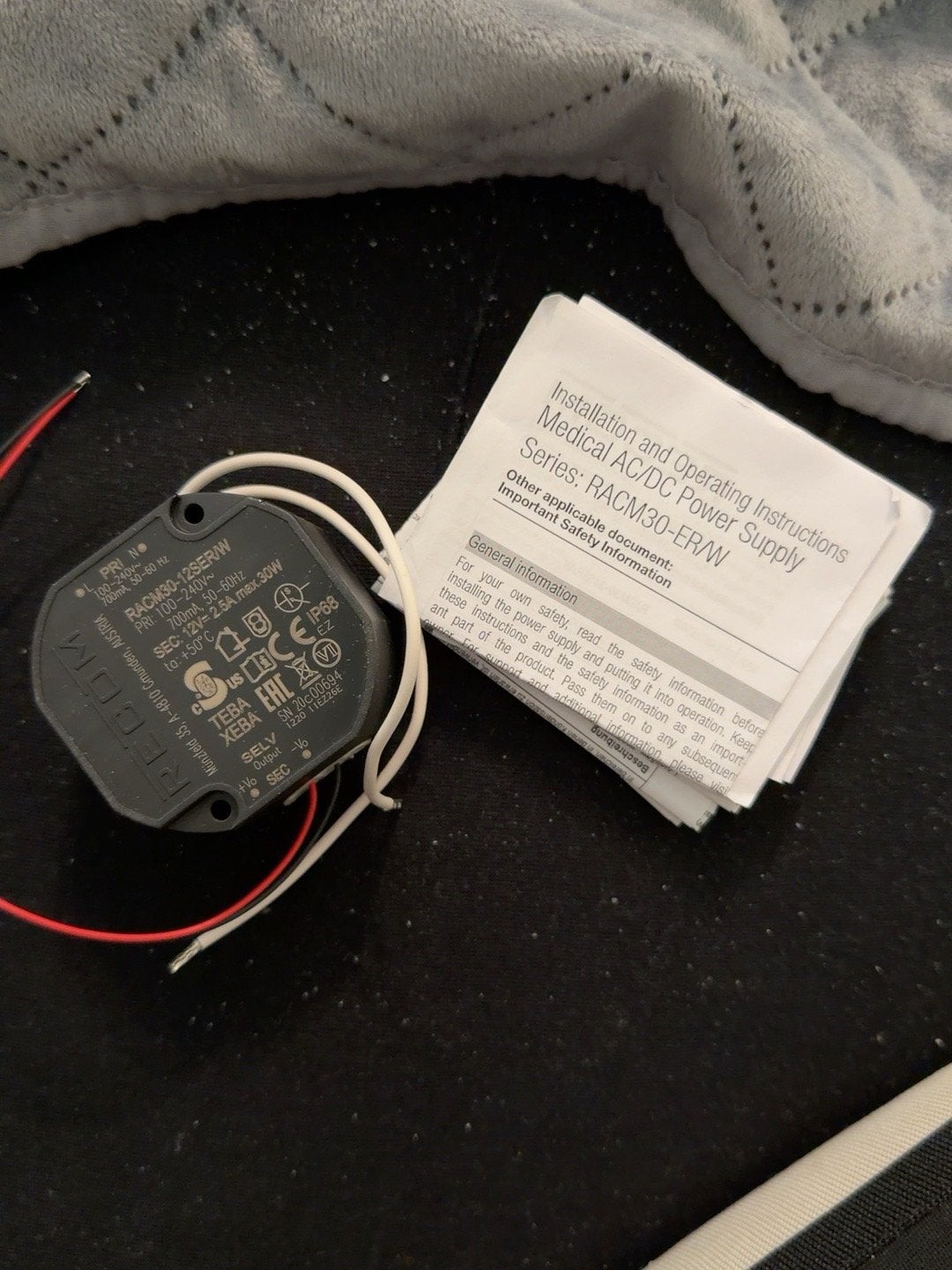RECOM RACM30-12SER/W 12V 2,5A 30W AC/DC voeding IP68 NIEUW, Ophalen of Verzenden, Nieuw