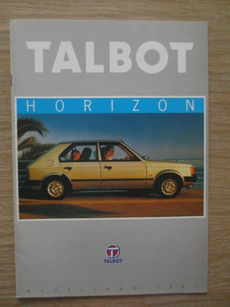 Autofolder: Talbot Horizon. Folder is nieuw uit 1981, Boeken, Auto's | Folders en Tijdschriften, Ophalen of Verzenden, Nieuw, Overige merken
