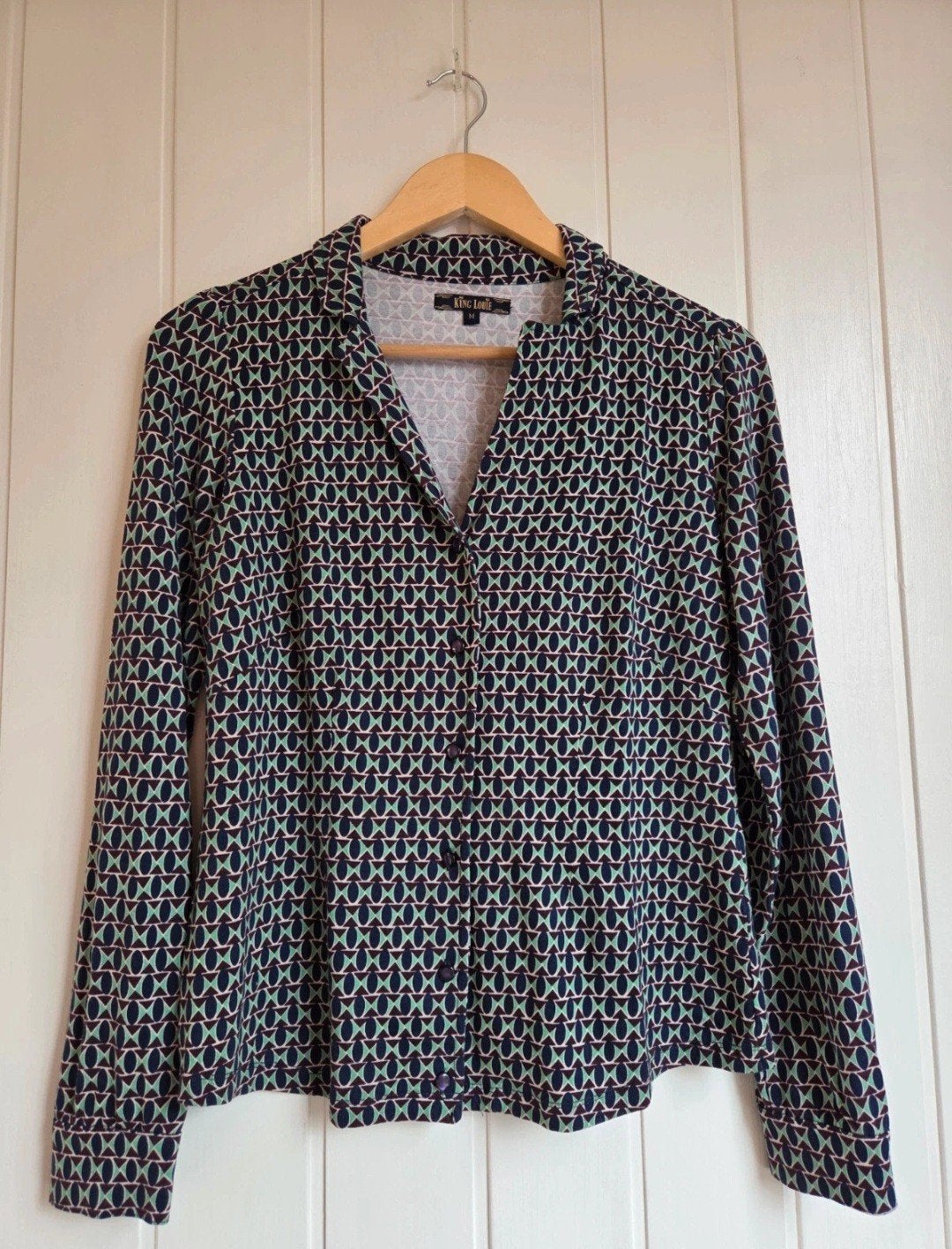 Blouse King Louie maat M, Kleding | Dames, King Louie, Ophalen of Verzenden, Zo goed als nieuw, Maat 38/40 (M)
