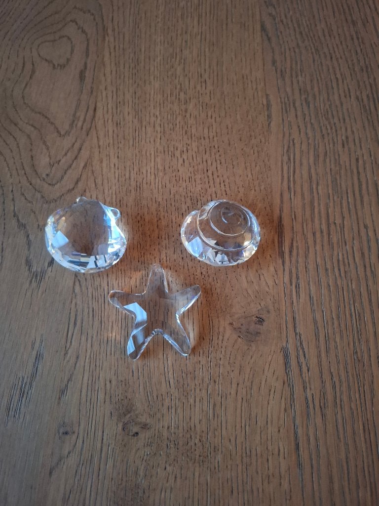 Swarovski Zeester, Sint Jacobsschelp en Tolhoornschelp, Verzamelen, Swarovski, Ophalen of Verzenden, Zo goed als nieuw, Figuurtje