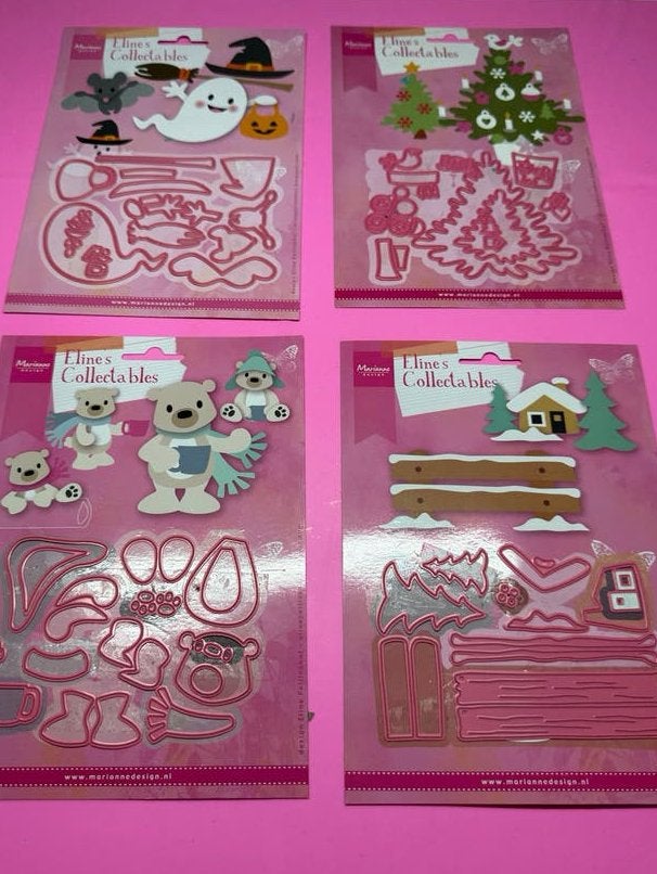 Marianne Design Collectables snijmallen diverse thema's, Gebruikt, Dieren, Meerkleurig, Overige merken
