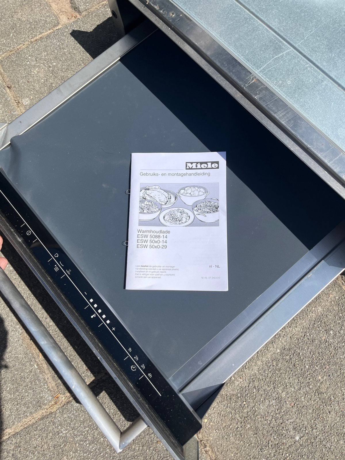 Miele Warmhoudlade ESW 5088-14 met handleiding, Ophalen, Zo goed als nieuw