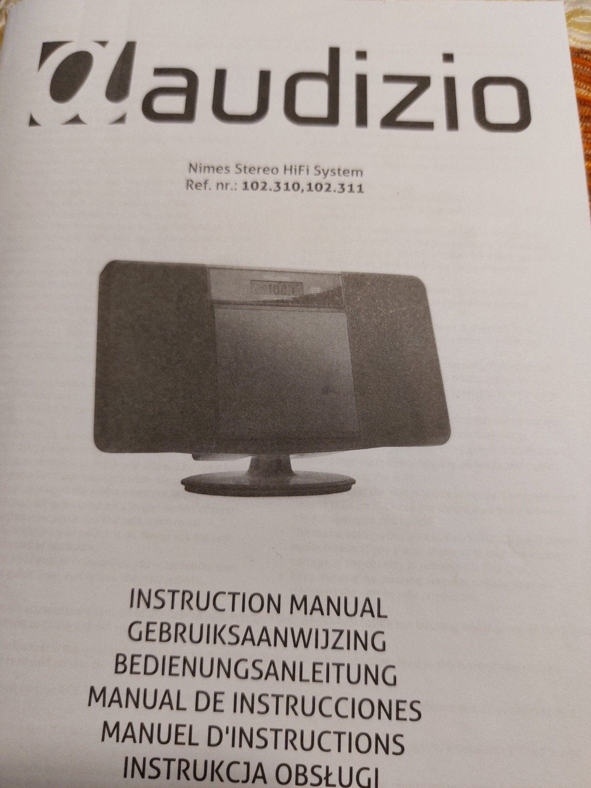 Audizio Nimes Stereo HiFi System - Radio CD Speler, Overige merken, Cd-speler, Ophalen of Verzenden, Zo goed als nieuw