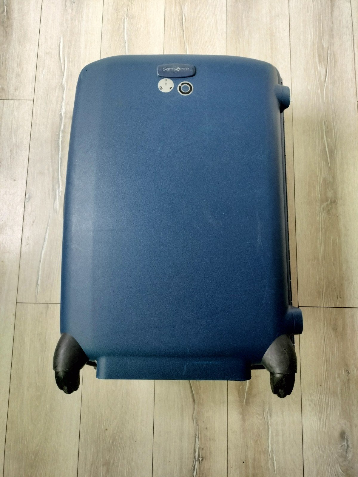 Samsonite Koffer - Blauw, Hard Kunststof, Gebruikt, Sieraden, Tassen en Uiterlijk, Koffers, Ophalen, Gebruikt, 50 tot 60 cm, Hard kunststof