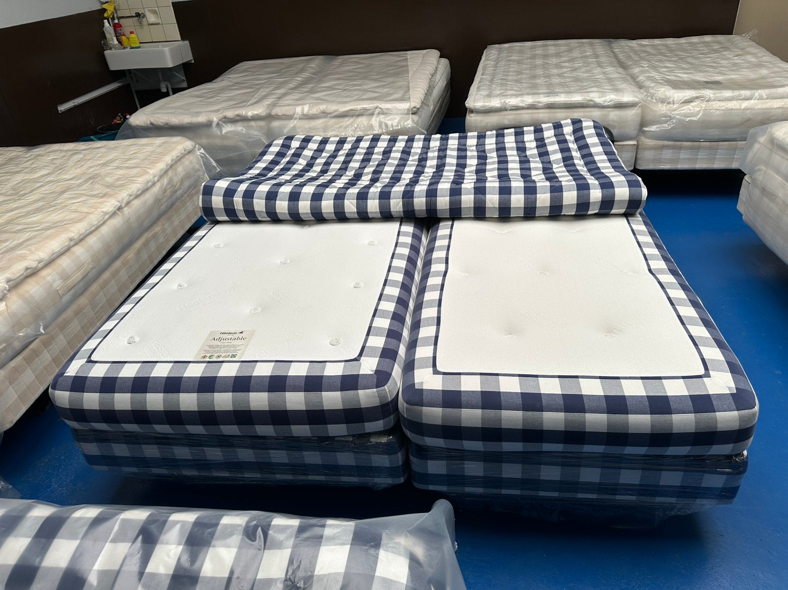 Hästens Boxspring190x210 cm – Exclusief, met Grote Korting, Tuin en Terras, Tuinmeubel-accessoires, Ophalen of Verzenden, Zo goed als nieuw