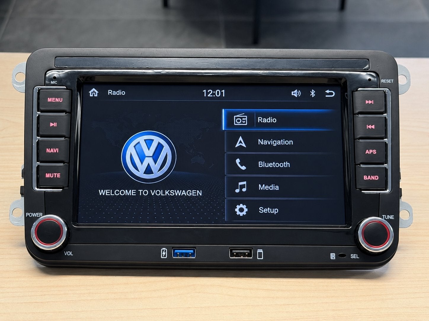 Android Autoradio Inbouw VW Seat Skoda Navigatie Bluetooth, Ophalen, Nieuw