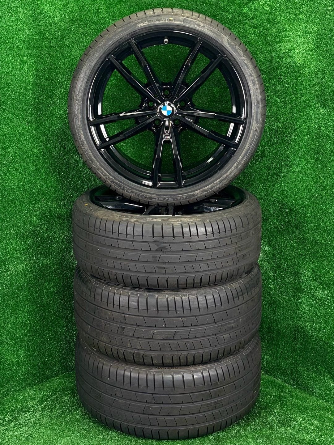 Originele 19 inch BMW 791M velgen banden 3-serie G20 G21 G22, Auto-onderdelen, Banden en Velgen, 19 inch, Gebruikt, 255 mm, -