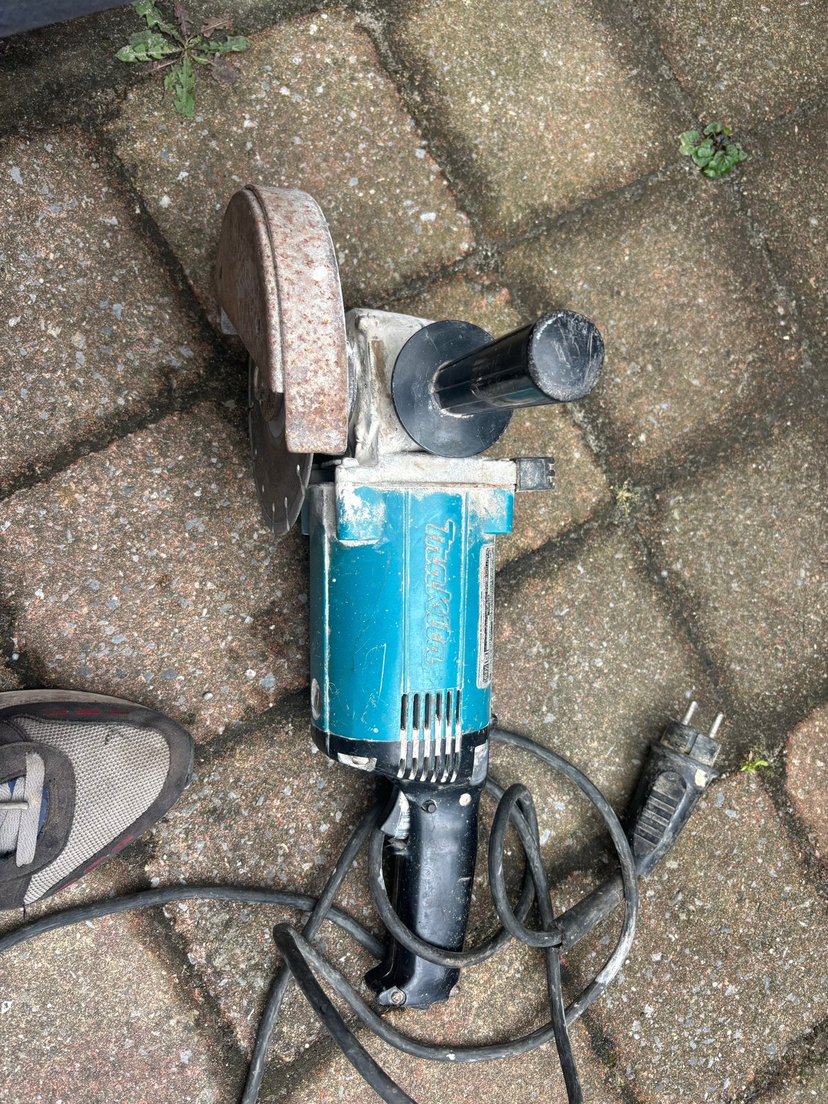 Makita 9069HB Haakse Slijper 230mm 2000W, Ophalen, Gebruikt, 1000 watt of meer, Haakse handslijpmachine